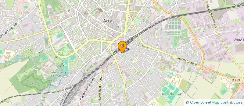 localisation de l'entreprise GRANDE LOGE PROVINCIALE DES FLANDRES à ARRAS