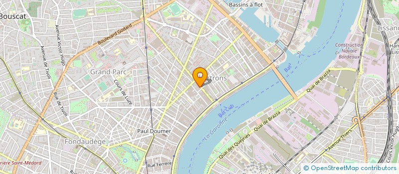 localisation de l'entreprise GRANDE MARQUE CONSERVATION à BORDEAUX
