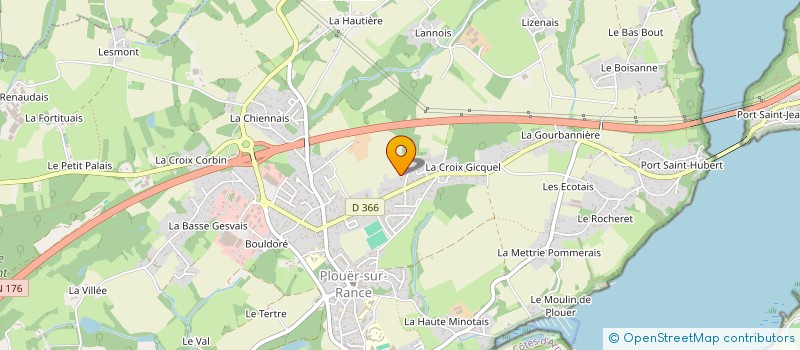 localisation de l'entreprise GRANDE OURSE à PLOUER-SUR-RANCE