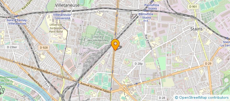 localisation de l'entreprise GRANDE PATISSERIE DU MARQUES à PIERREFITTE-SUR-SEINE