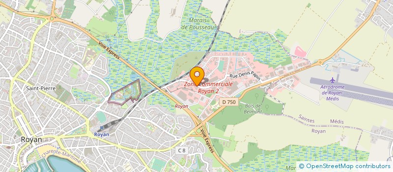 localisation de l'entreprise GRANDE PECHERIE ROYANNAISE à ROYAN