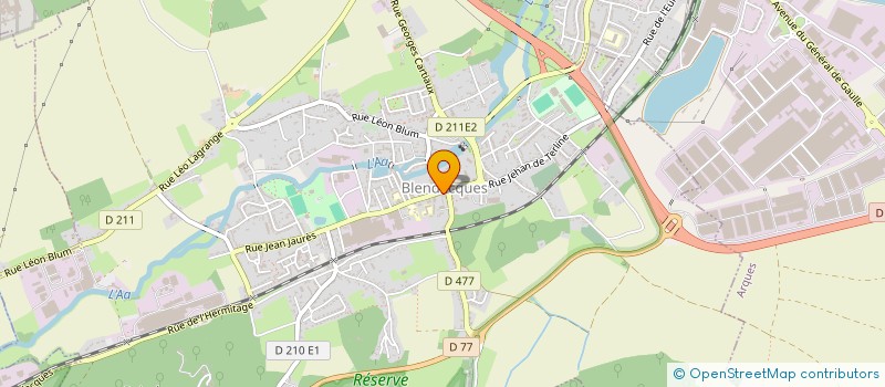 localisation de l'entreprise GRANDE PHARMACIE DE BLENDECQUES  BLENDECQUES