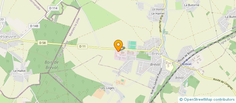 localisation de l'entreprise GRANDE PHARMACIE DE BREVAL  BREVAL