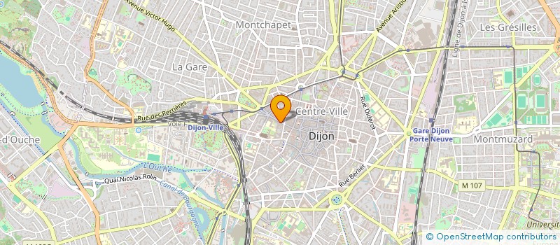 localisation de l'entreprise GRANDE PHARMACIE DE BRUANT  DIJON