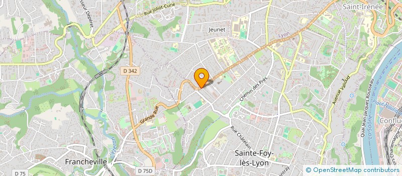 localisation de l'entreprise GRANDE PHARMACIE DE CHARCOT  SAINTE-FOY-LES-LYON