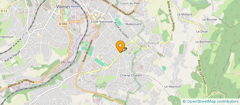 localisation de l'entreprise GRANDE PHARMACIE DE COUBLEVIE  COUBLEVIE