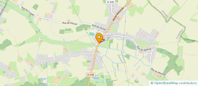 localisation de l'entreprise GRANDE PHARMACIE DE COUTICHES  COUTICHES