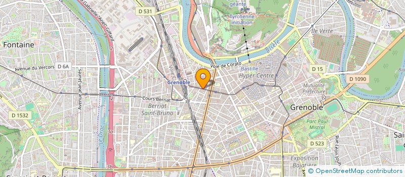 localisation de l'entreprise GRANDE PHARMACIE DE LA GARE  GRENOBLE