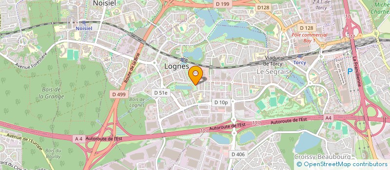 localisation de l'entreprise GRANDE PHARMACIE DE LOGNES à LOGNES