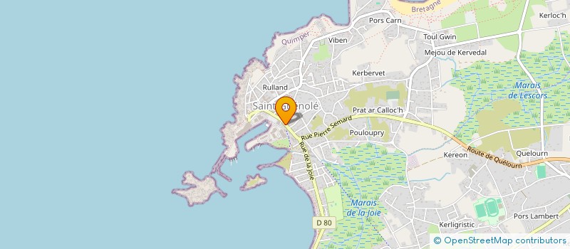 localisation de l'entreprise GRANDE PHARMACIE DE SAINT GUENOLE à PENMARCH