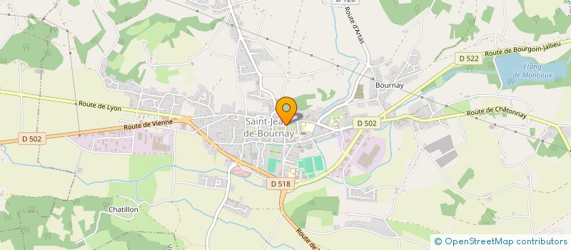 localisation de l'entreprise GRANDE PHARMACIE DE SAINT JEAN  SAINT-JEAN-DE-BOURNAY