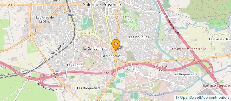 localisation de l'entreprise GRANDE PHARMACIE DE SALON à SALON-DE-PROVENCE