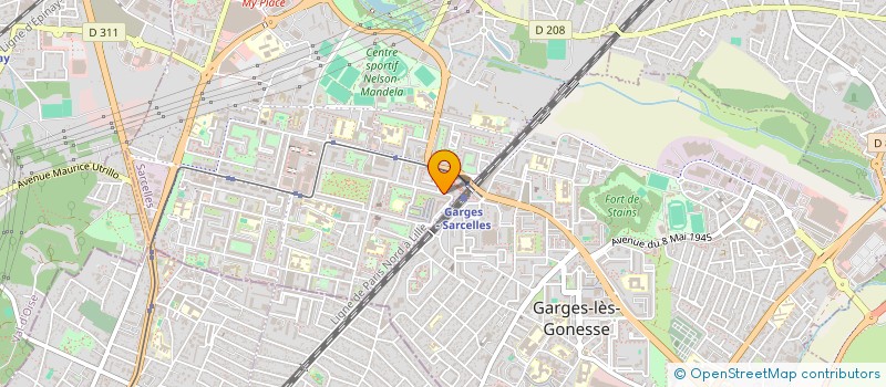 localisation de l'entreprise GRANDE PHARMACIE DE SARCELLES à SARCELLES