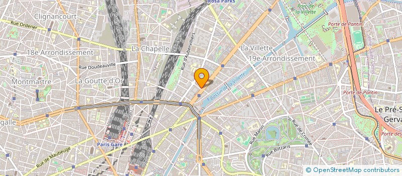 localisation de l'entreprise GRANDE PHARMACIE DE STALINGRAD  PARIS