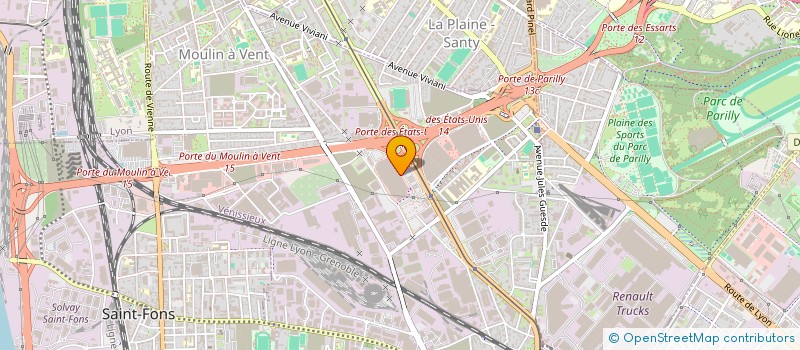 localisation de l'entreprise GRANDE PHARMACIE DE VENISSIEUX  VENISSIEUX