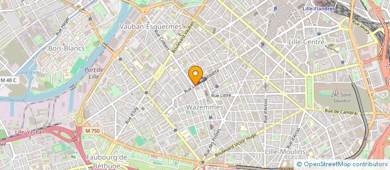 localisation de l'entreprise GRANDE PHARMACIE DE WAZEMMES à LILLE