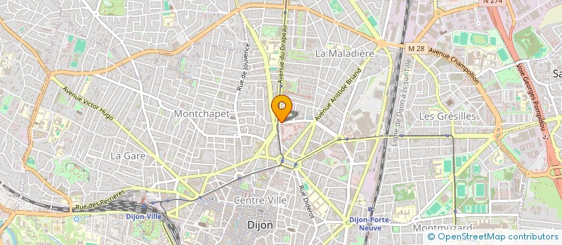 localisation de l'entreprise GRANDE PHARMACIE DIJONNAISE  DIJON