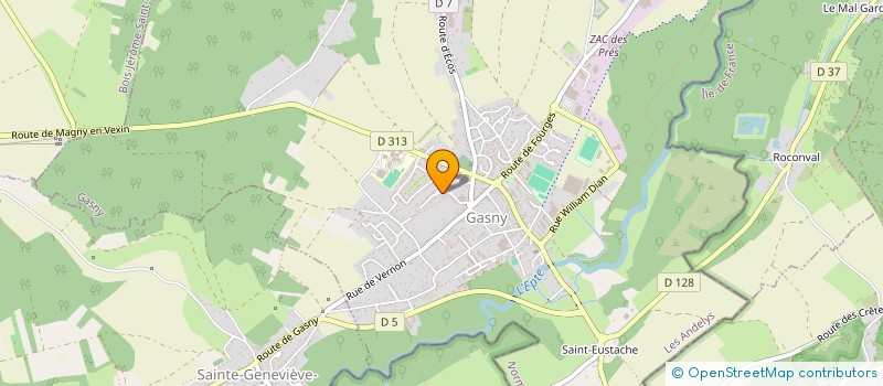 localisation de l'entreprise GRANDE PHARMACIE DU CENTRE  GASNY