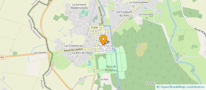 localisation de l'entreprise GRANDE PHARMACIE DU MARCHE  RICHELIEU