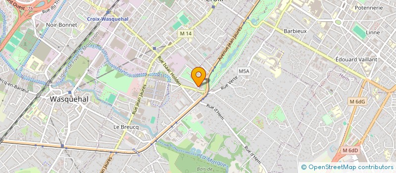 localisation de l'entreprise GRANDE PHARMACIE DU PARC  CROIX