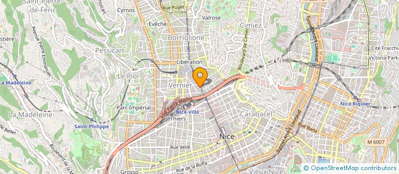 localisation de l'entreprise GRANDE PHARMACIE DU SUD à NICE