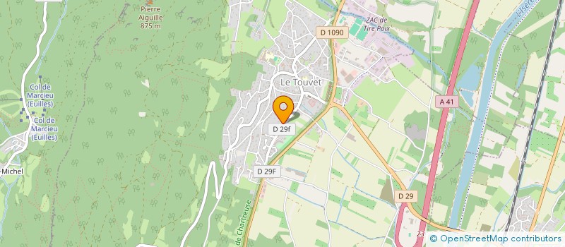 localisation de l'entreprise GRANDE PHARMACIE DU TOUVET  LE TOUVET