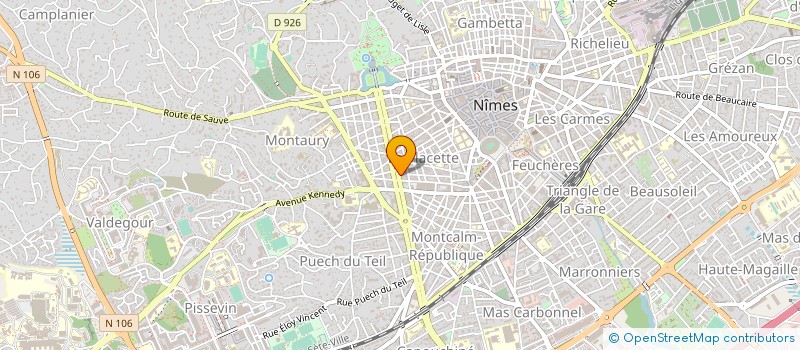 localisation de l'entreprise GRANDE PHARMACIE GERBAUD à NIMES