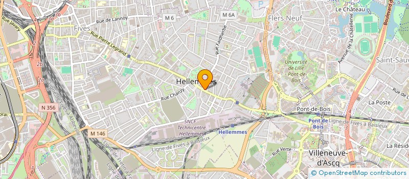 localisation de l'entreprise GRANDE PHARMACIE HELLEMMOISE à LILLE