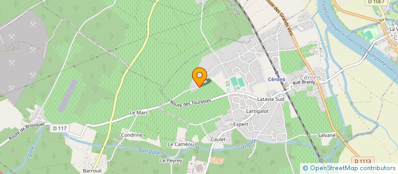 localisation de l'entreprise GRANDE REMISE  CERONS