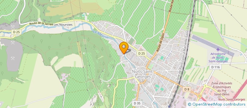 localisation de l'entreprise GRANDE RUE à NUITS-SAINT-GEORGES