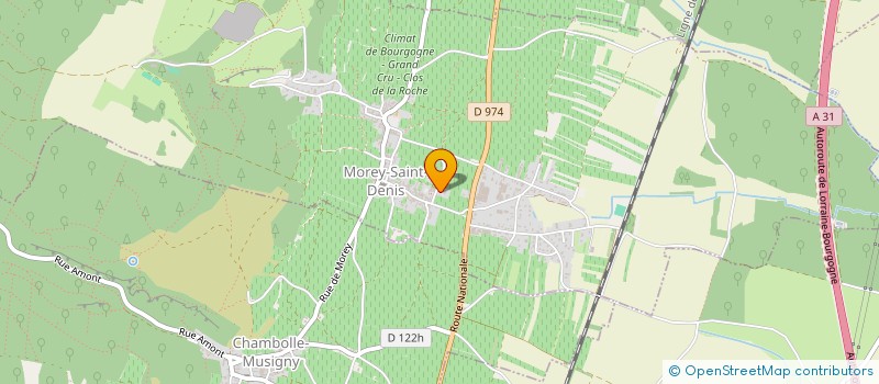 localisation de l'entreprise GRANDE RUE  MOREY-SAINT-DENIS