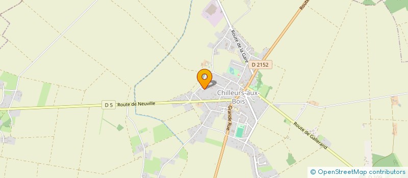 localisation de l'entreprise GRANDE RUE à CHILLEURS-AUX-BOIS