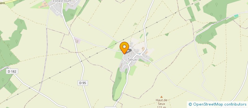 localisation de l'entreprise GRANDE RUE  SEUX