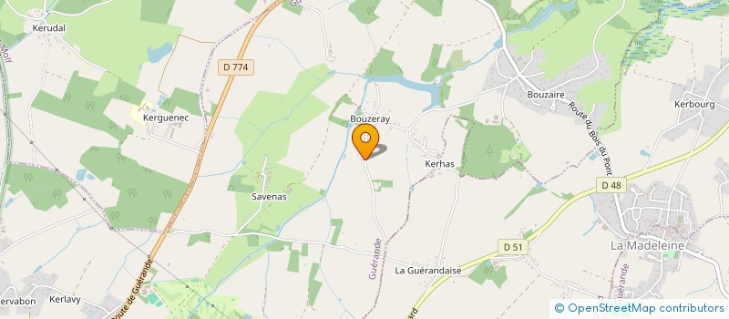 localisation de l'entreprise GRANDE RUE  GUERANDE