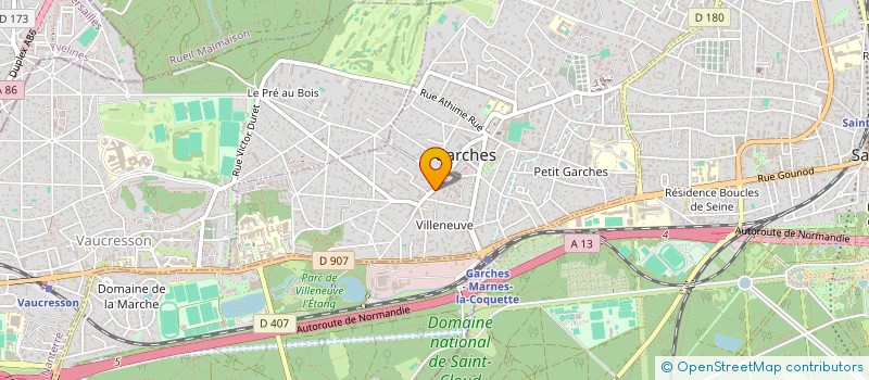 localisation de l'entreprise GRANDE RUE à GARCHES