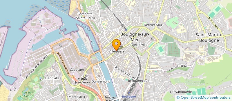 localisation de l'entreprise GRANDE RUE IMMOBILIER à BOULOGNE-SUR-MER