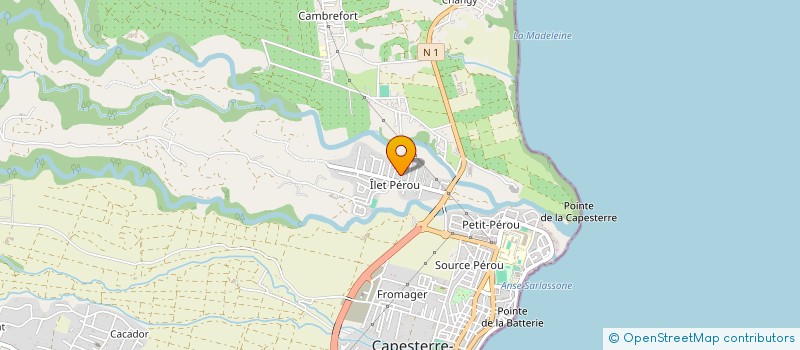 localisation de l'entreprise GRANDE SOEUR  CAPESTERRE-BELLE-EAU