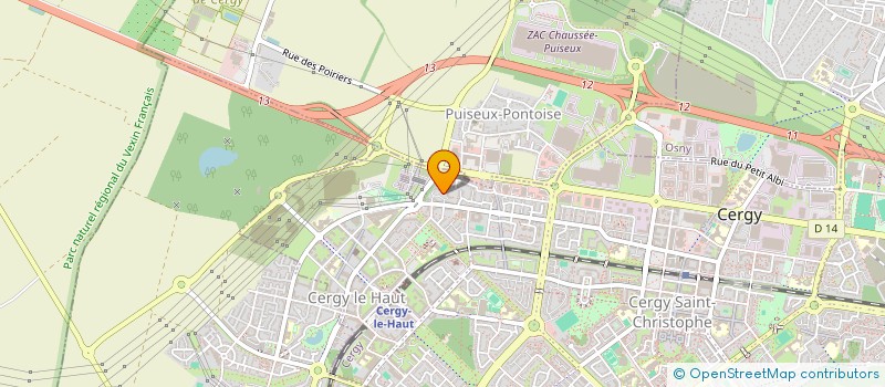 localisation de l'entreprise GRANDE SOEUR EMNA  CERGY