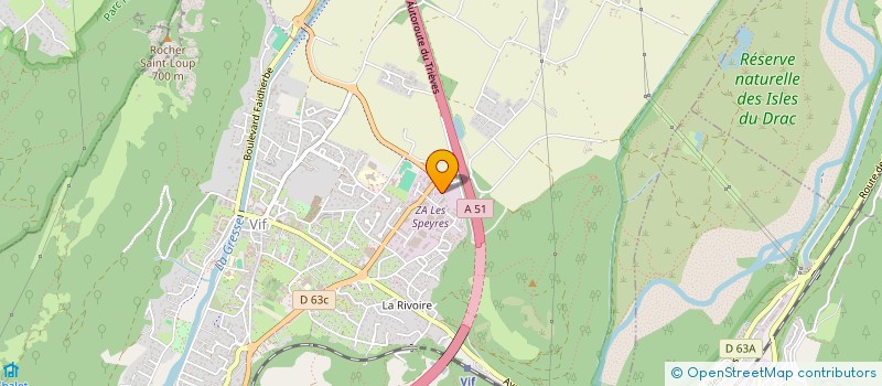 localisation de l'entreprise GRANDEMANGE 2J  VIF