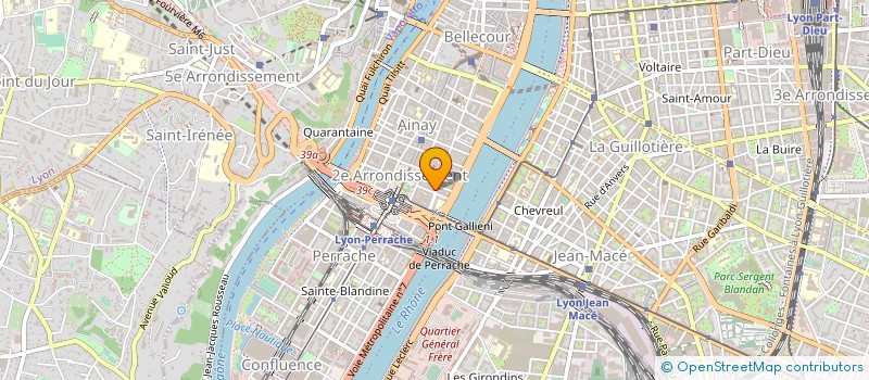 localisation de l'entreprise GRANDES CAVES DE PERRACHE à LYON
