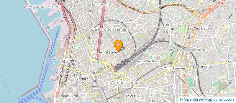 localisation de l'entreprise GRANDES HAUTEURS SOLUTIONS à MARSEILLE