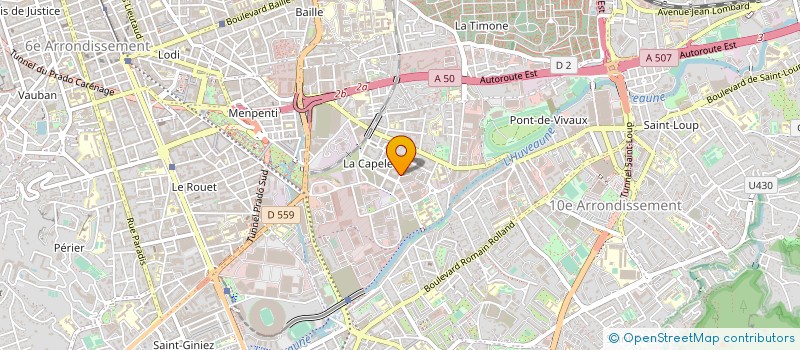 localisation de l'entreprise GRANDES HUILERIES METROPOLITAINES à MARSEILLE