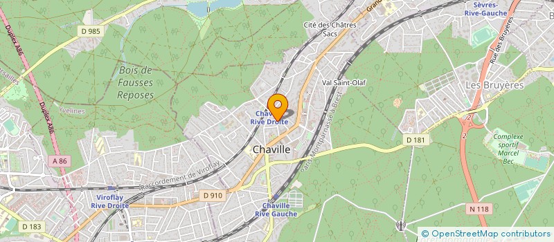 localisation de l'entreprise GRANDESCO-EVENT à CHAVILLE