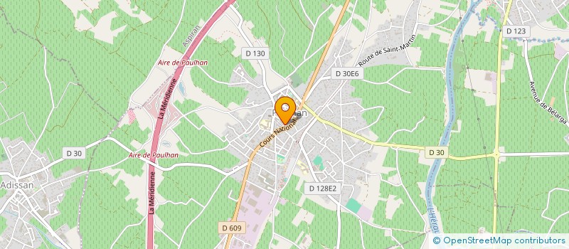 localisation de l'entreprise GRANDET SOEURS à PAULHAN