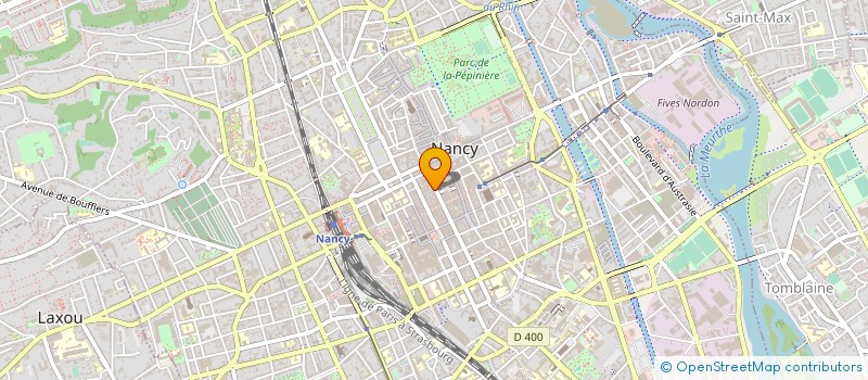 localisation de l'entreprise GRANDEUR NATURE  NANCY