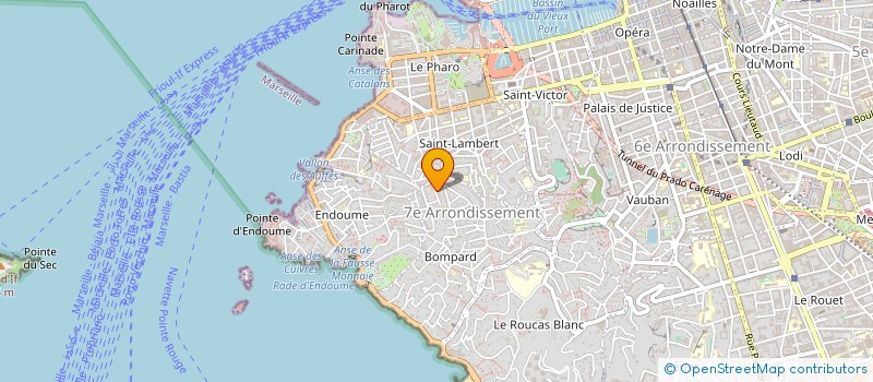 localisation de l'entreprise GRANDEUR NATURE JARDINS ET PAYSAGES MEDITERRANEENS à MARSEILLE