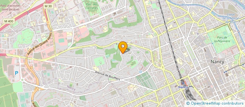 localisation de l'entreprise GRANDGEORGE ARCHITECTURE  NANCY