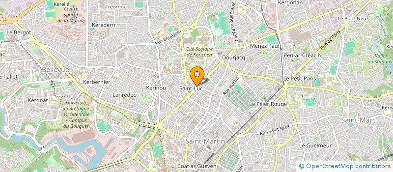 localisation de l'entreprise GRANDIFLORA  BREST