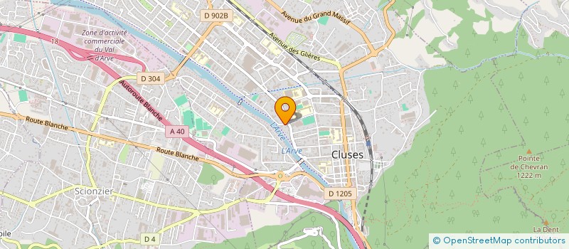 localisation de l'entreprise GRANDINI RENOVATION  CLUSES