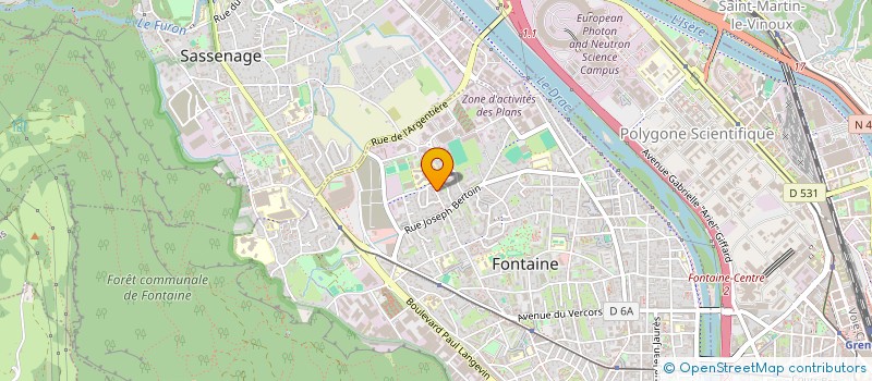 localisation de l'entreprise GRANDIR A SON RYTHME à FONTAINE